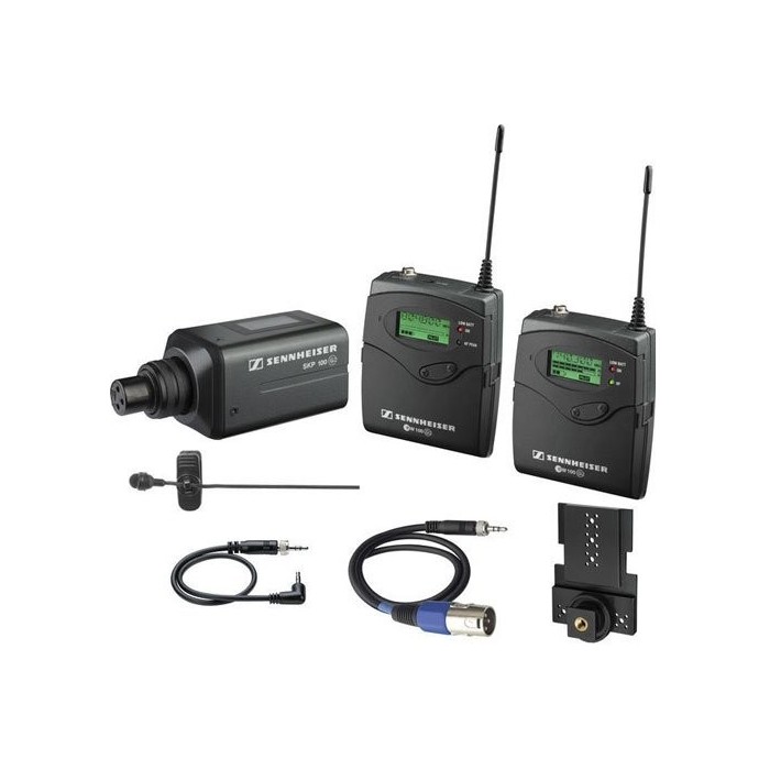 Lot De 4 Pinces De Rechange MZQ1 Pour Micro Sennheiser XS - Avec Adaptateurs 5/8" Vers 3/8" - Noir