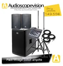 Location sono 1500W Rms 3000W Music + Table de mix Marseille