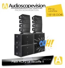 Location de matériel sono rcf line array pas cher Aix en Provence les Milles Luynes Bouc Bel Air Eguilles Simiane Vitrolles Mari