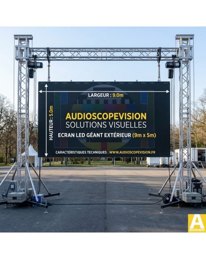 Location Écran Géant LED 9m x 5m